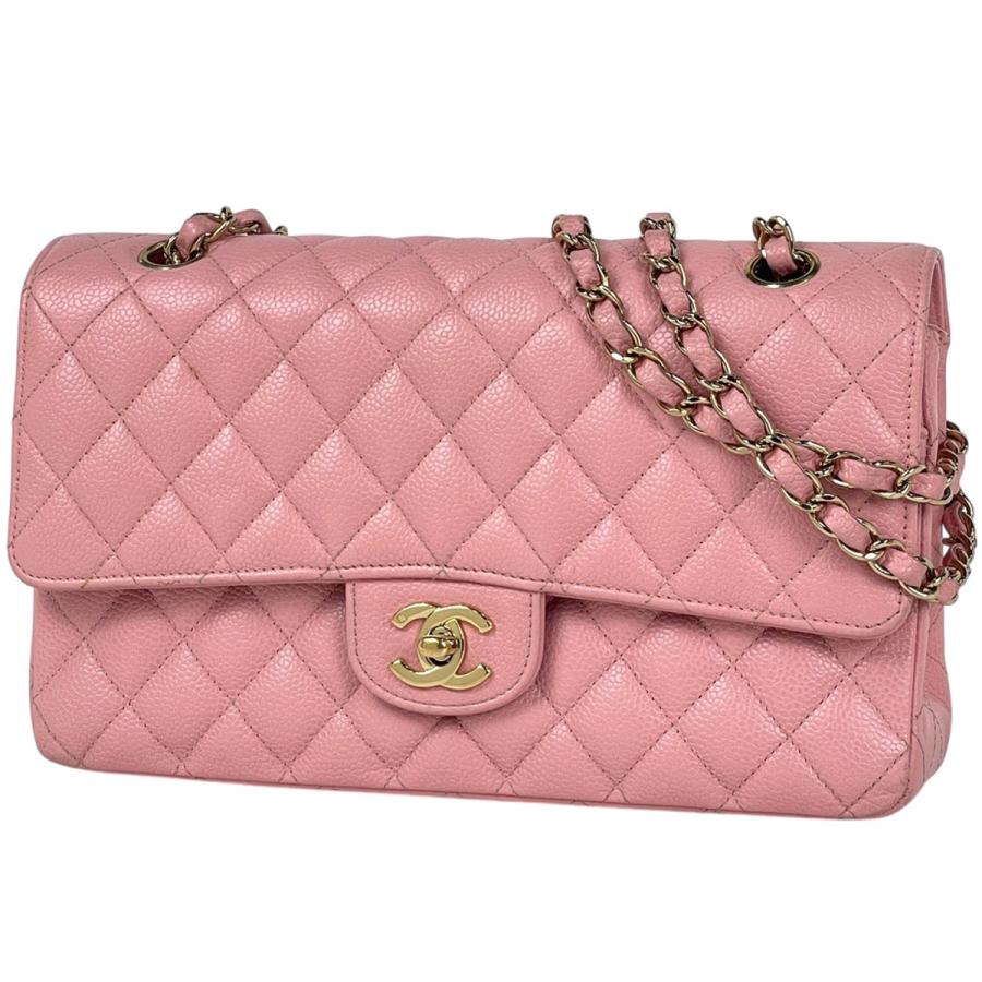 CHANEL（シャネル） マトラッセ Wフラップ チェーン ショルダーバッグ 