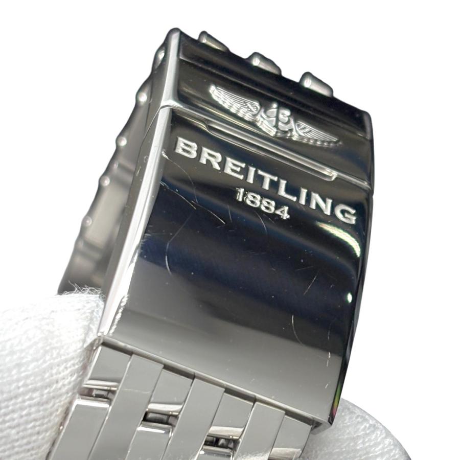 OH済 保証書 ブライトリング BREITLING ナビタイマー01 ブラックブラック リミテッド 日本限定400本 AB01211Y BE65 腕時計 SS 自動巻き ブラック メンズ 中古 | ブライトリング | 07