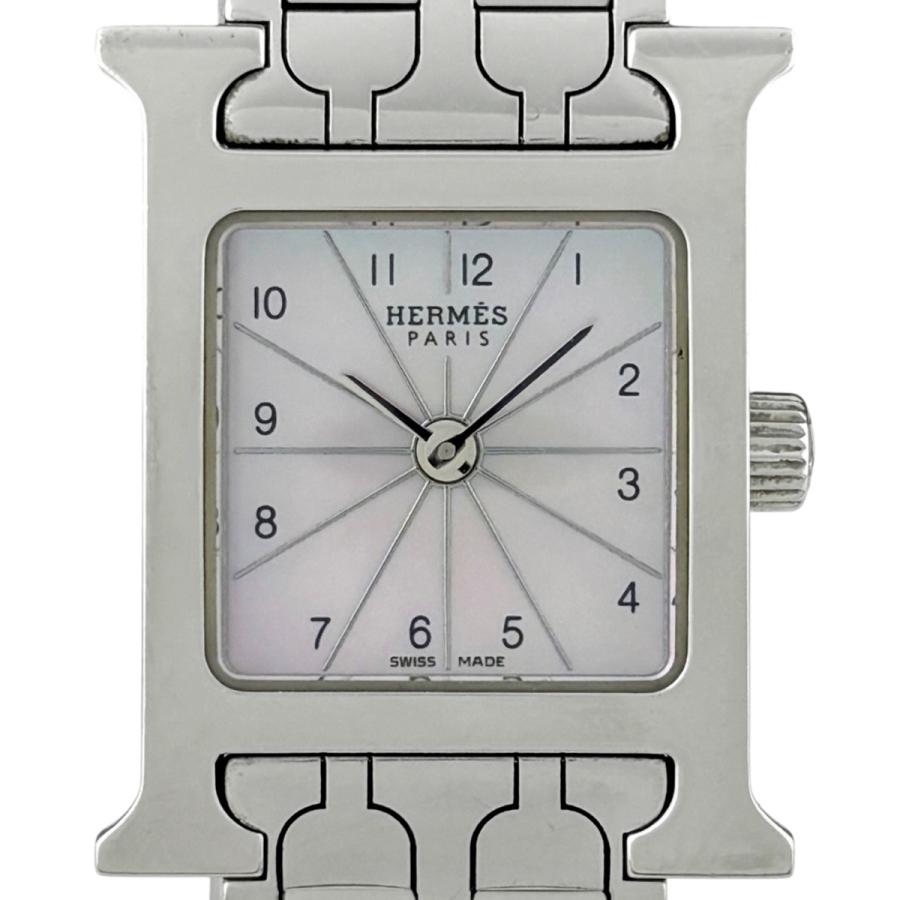 ＊ララ さま＊専用　HERMES Hウォッチ ミニ ss hh1.110 ララ さま＊専用 HERMES Hウォッチ ミニ ss hh1.110 HH1.110 ホワイト