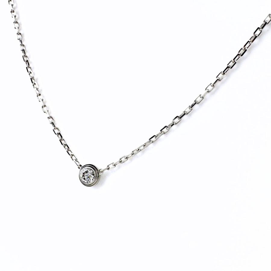 Cartier（カルティエ） ダムール ネックレス WG ホワイトゴールド