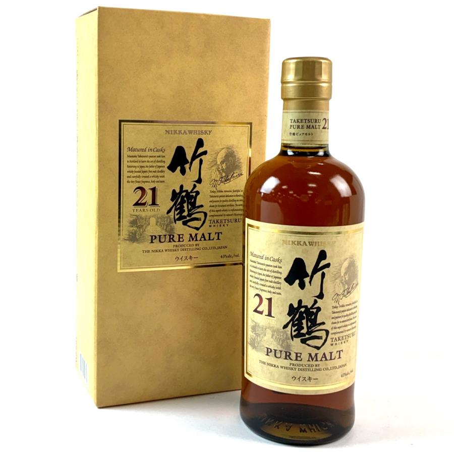 東京都内限定お届け ニッカ NIKKA 竹鶴 21年 ピュアモルト 700ml 国産