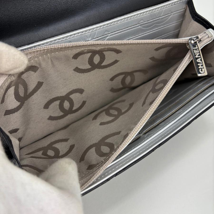 CHANEL（シャネル） カンボンライン 二つ折り 長財布 ココマーク 長 