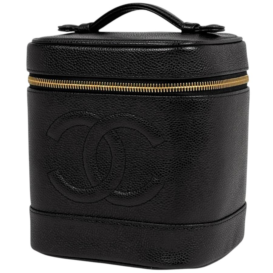 専用　CHANEL キャビアスキン　レザー　ブラック　ポーチ CHANEL シャネル キャビアスキン レザー ポーチ 黒 【公式通販】