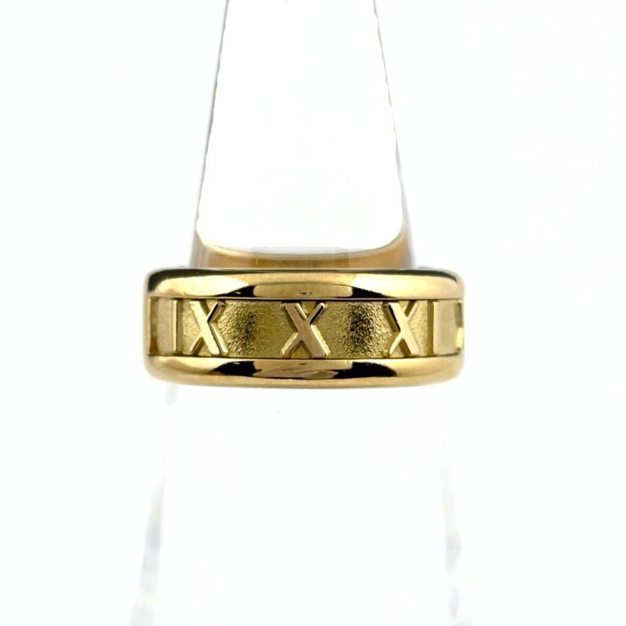 ティファニー リング イエローゴールド YG アトラス 指輪 JP12号 新品 仕上げ済み 750 K18 Sランク TIFANNY&Co. ジュエリー アクセサリー 金 地金 宝石 ローマ数字 8g 貴金属 メンズ レディース定番 人気 TIFFANY&Co.（ティファニー） アトラス リング YG イエローゴールド