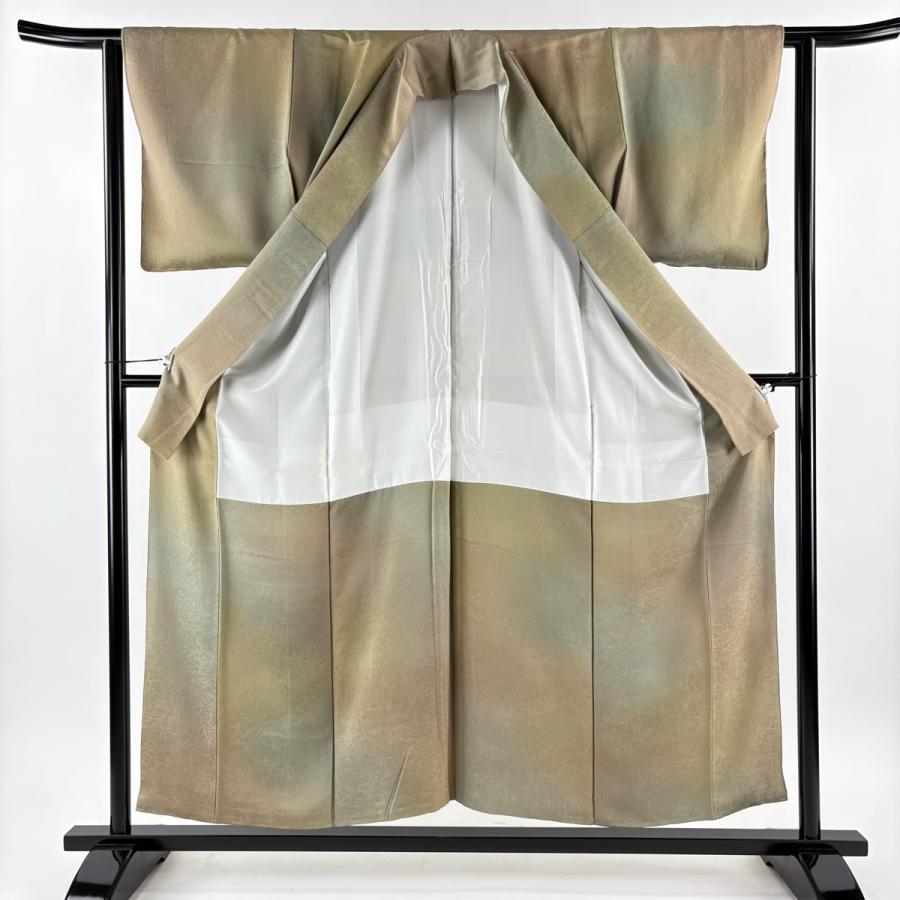 江戸小紋 身丈154cm 裄丈62cm 正絹 秀品 【中古】 美品】 江戸小紋 身丈157cm 裄丈64cm M 袷 人間国宝 中村勇二郎 落款