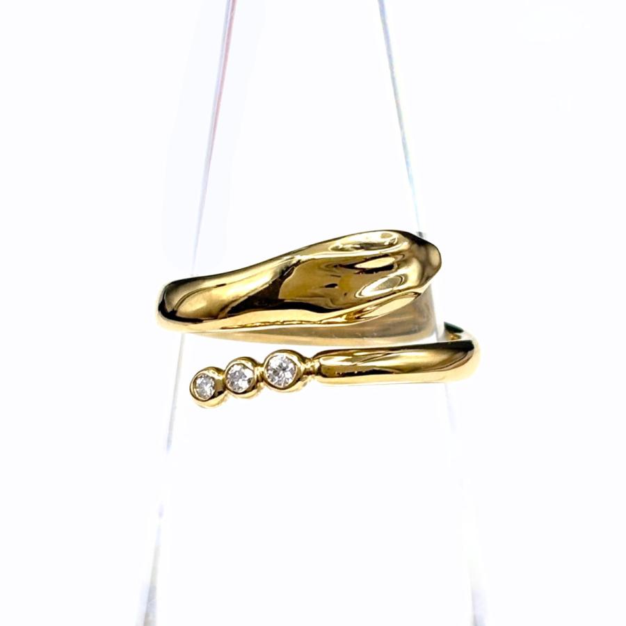 ティファニー　リング　スネーク　イエローゴールド　Ｋ18 750 使用感あり TIFFANY&Co.（ティファニー） スネーク リング YG イエローゴールド