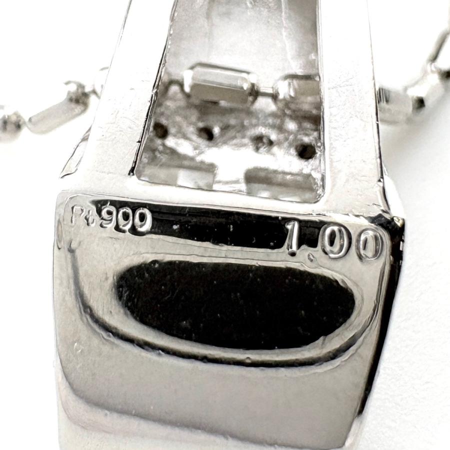 メレダイヤ デザインネックレス プラチナ ペンダント ネックレス Pt900 Pt850 ダイヤモンド レディース 中古_6