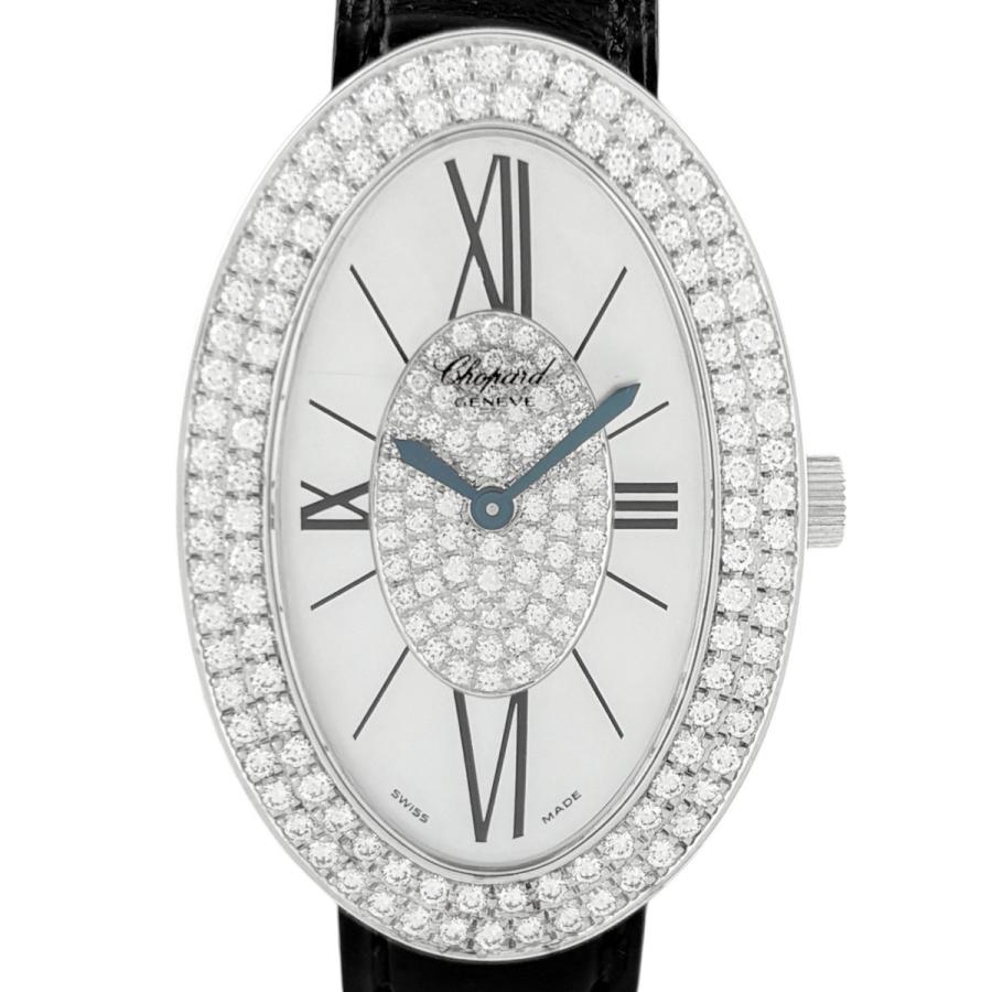 中古 ショパール Chopard ダイヤモンド レディース 腕時計 ショパール ハッピーダイヤモンド 20/6626-21 ピンク/ダイヤモンド