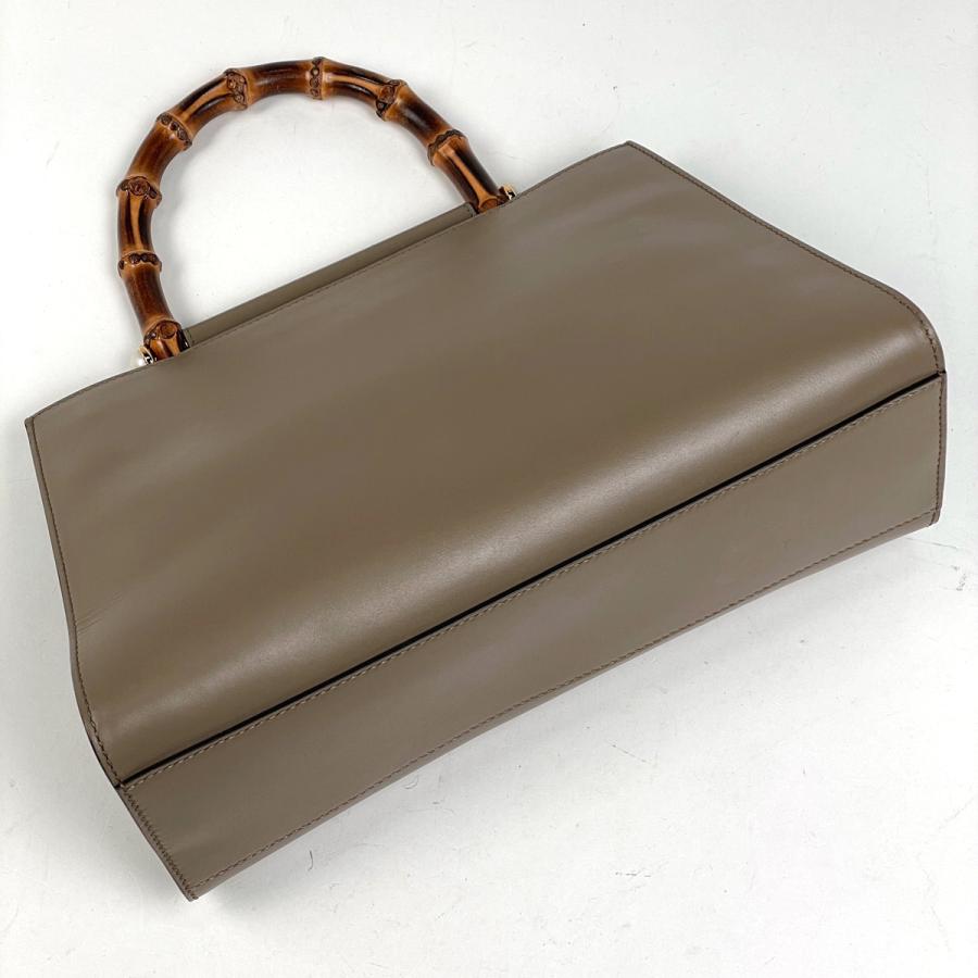 GUCCI（グッチ） バンブー ロゴ 2WAY ショルダーバッグ シェリーライン