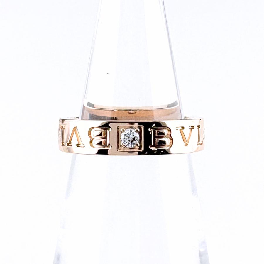 BVLGARI（ブルガリ） ブルガリブルガリ ダブルロゴ リング PG ピンク