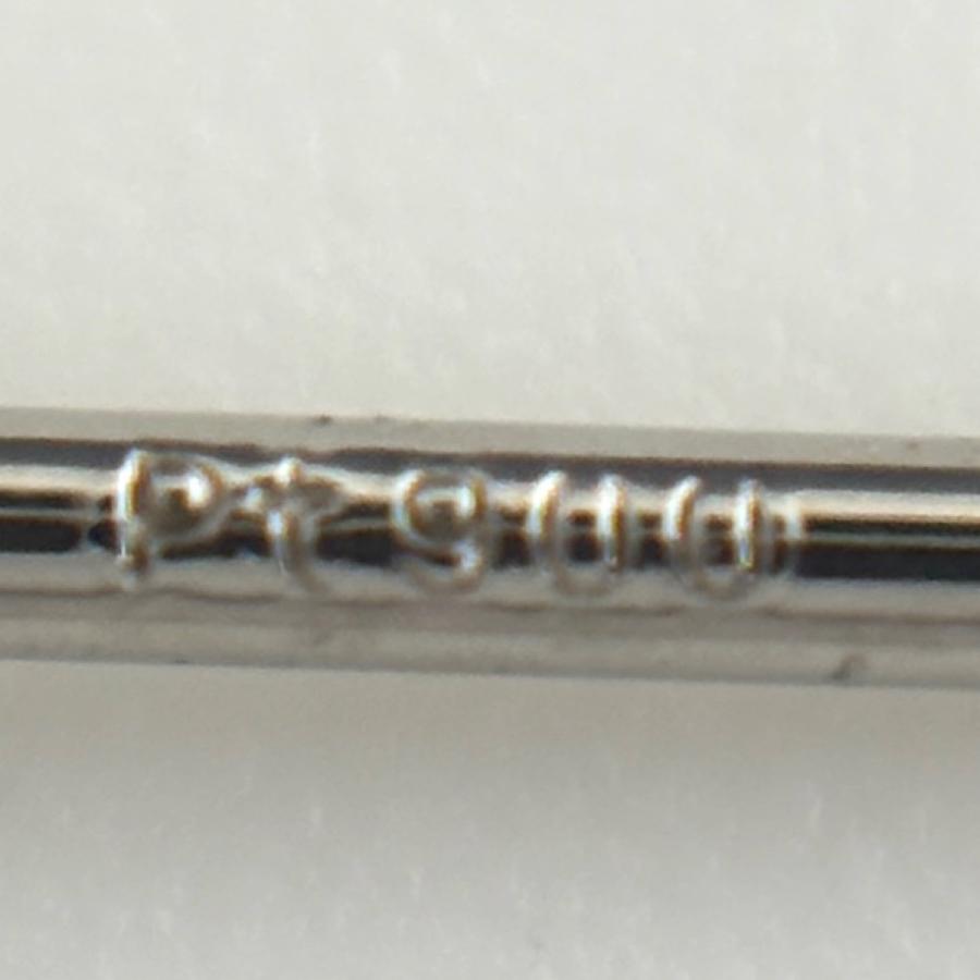 ダイヤモンド デザインピアス プラチナ ピアス Pt900 レディース 中古 