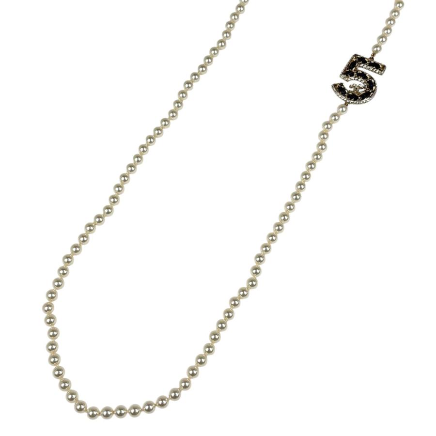 CHANEL（シャネル） ココマーク フェイクパール ネックレス NO.5