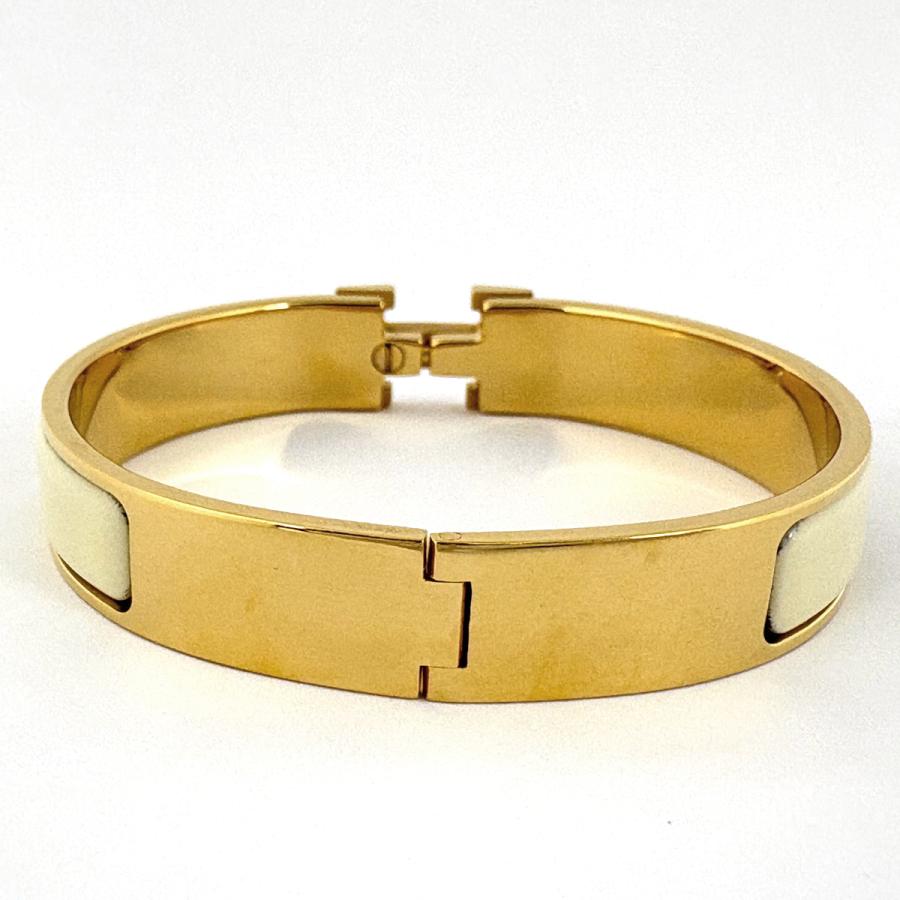 未使用　エルメス クリックHファン バングル　ゴールド HERMES（エルメス） クリックH ファン バングル バングル ゴールド