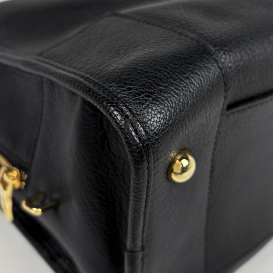 【良品】LOEWE ハンドバッグ アマソナ36 アナグラム レザー ブラック LOEWE ロエベ アマソナ 36 ハンドバッグ ブラック アナグラム レザー