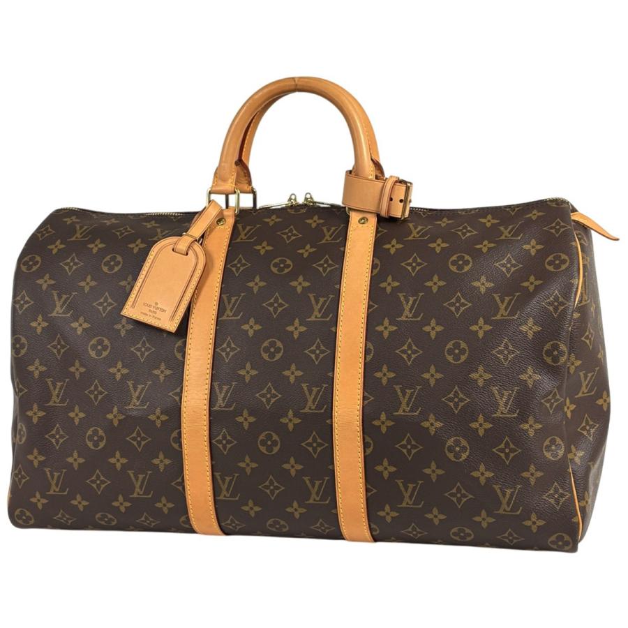 ルイヴィトン モノグラム キーポル50レザー ボストンバッグ M41426 LOUIS VUITTON（ルイ・ヴィトン） キーポル50 ボストンバッグ