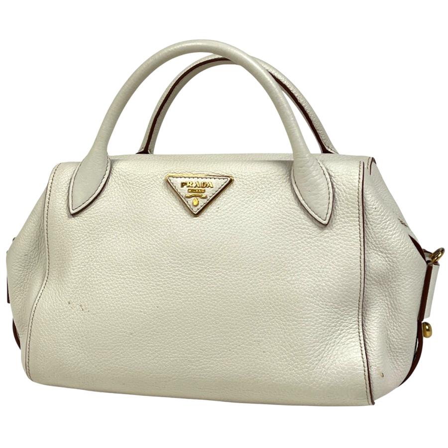 PRADA（プラダ） ロゴプレート ハンドバッグ 2WAY ショルダー