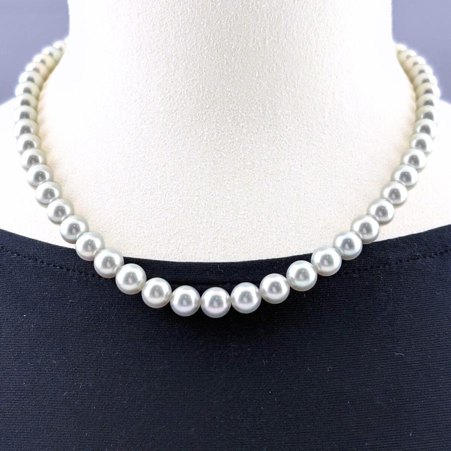 タサキ TASAKI パール デザインネックレス シルバー 真珠 ネックレス