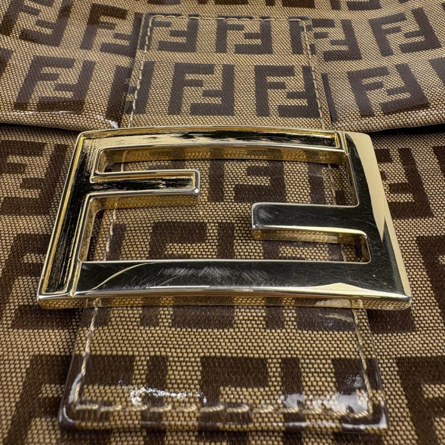 FENDI（フェンディ） ズッキーノ柄 マンマバゲット ハンドバッグ ワン 