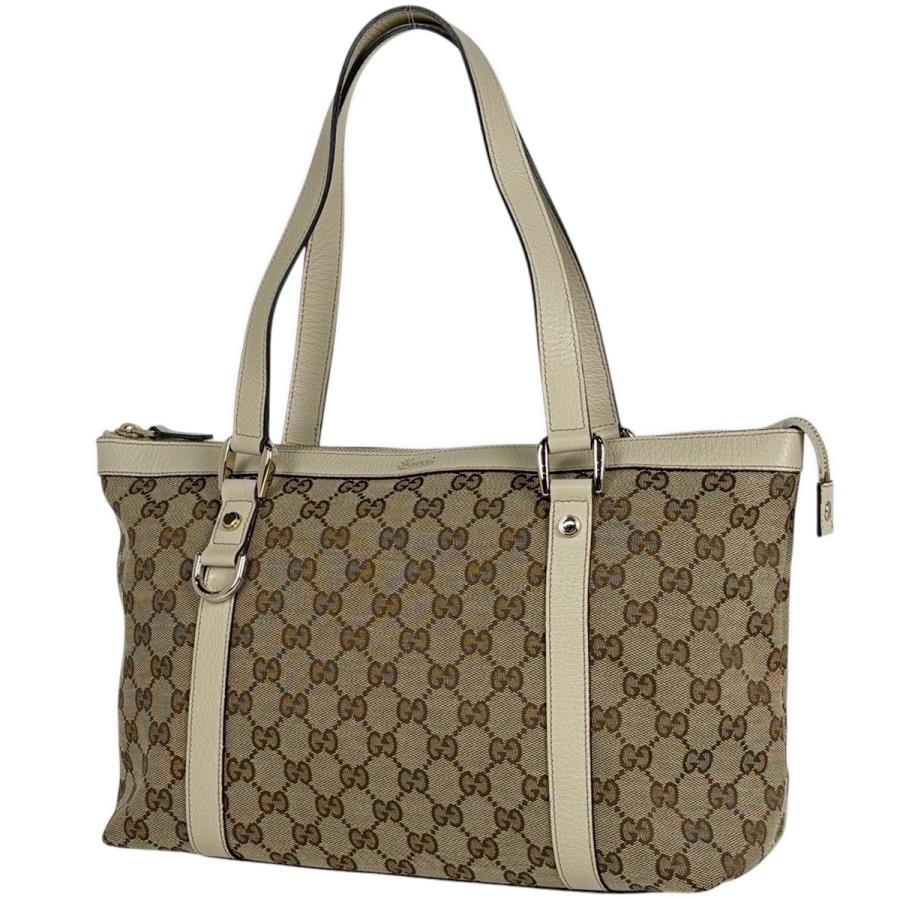 GUCCI（グッチ） GUCCI GG柄 トートバッグ GGキャンバス ベージュ