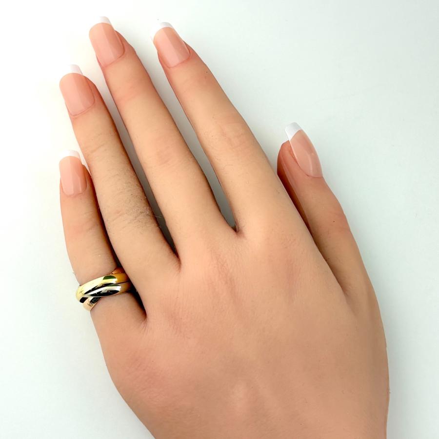 Cartier（カルティエ） トリニティ リング YG イエローゴールド 指輪 