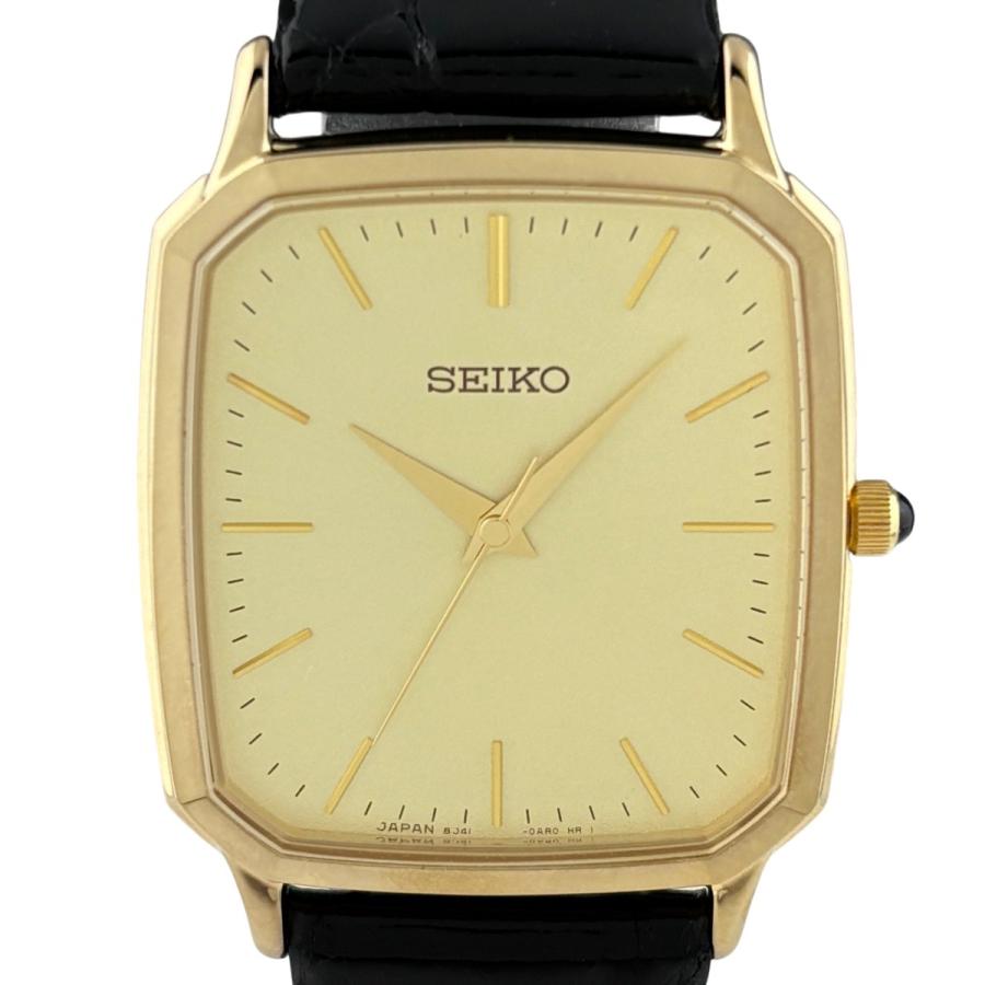 SEIKO（セイコー） ドルチェ 8J41-0AK0 腕時計 SS GP レザー クォーツ