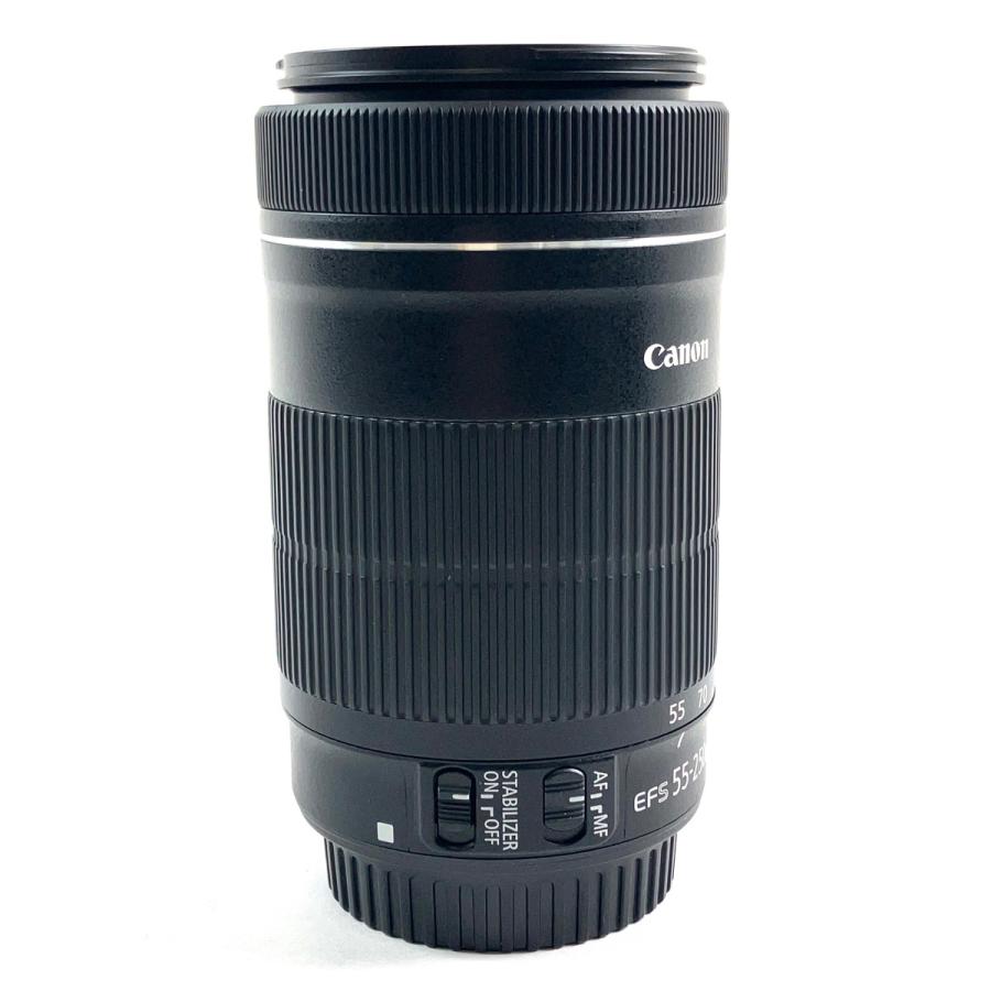 キヤノン Canon EF-S 55-250mm F4-5.6 IS STM 一眼カメラ用レンズ（オートフォーカス） 中古