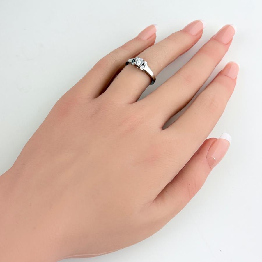 Cartier（カルティエ） バレリーナ リング プラチナ 指輪 ソリティア