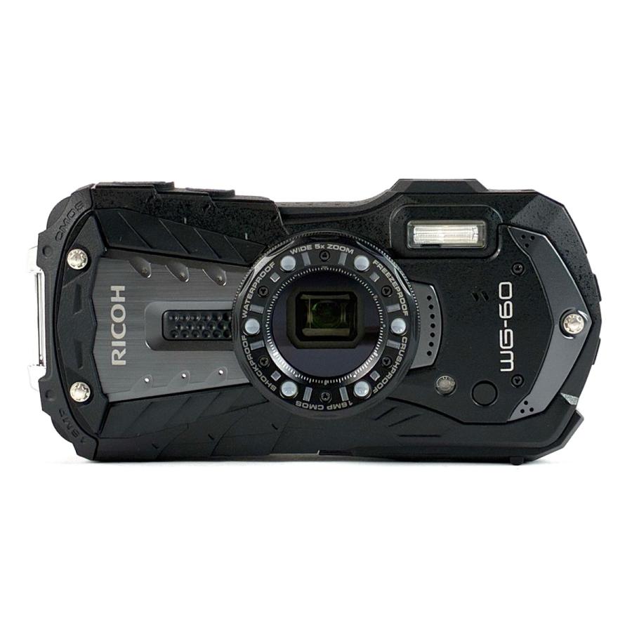 RICOH WG-60 ブラック 美品 リコー RICOH WG-60 ブラック コンパクトデジタルカメラ 中古