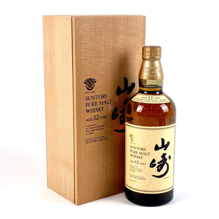 【期間限定】希少 Suntory 山崎 12年 750ml 東京都内限定お届け サントリー SUNTORY 山崎 12年 ピュアモルト 金花