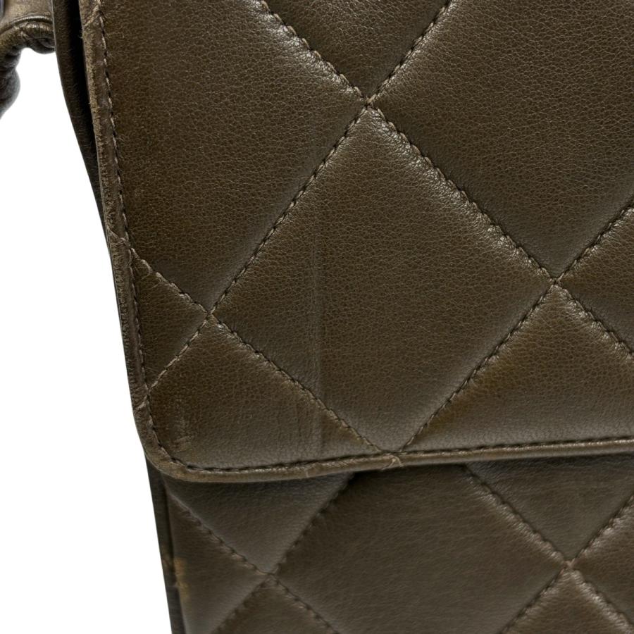 CHANEL（シャネル） ココマーク フリンジ タッセル マトラッセ カーキ