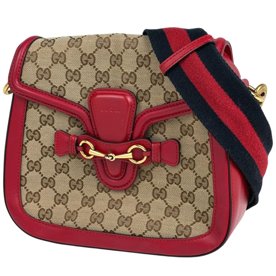 GUCCI（グッチ） GG柄 シェリーライン ウェブ ショルダーバッグ GG 