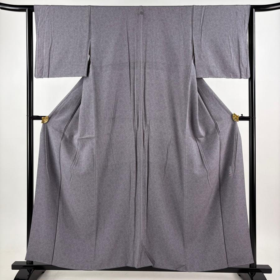 江戸小紋 身丈156cm 裄丈63cm S 袷 人間国宝 六谷梅軒 落款あり 長寿