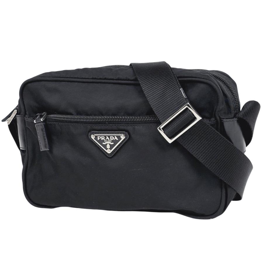 PRADA（プラダ） 【ジャンク品】プラダ ロゴプレート ショルダーバッグ