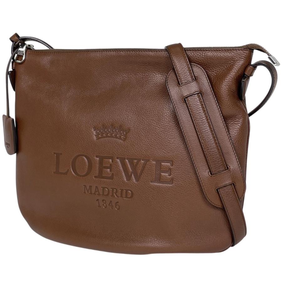 LOEWE（ロエベ） ヘリテージ ショルダーバッグ ロゴ 斜め掛け