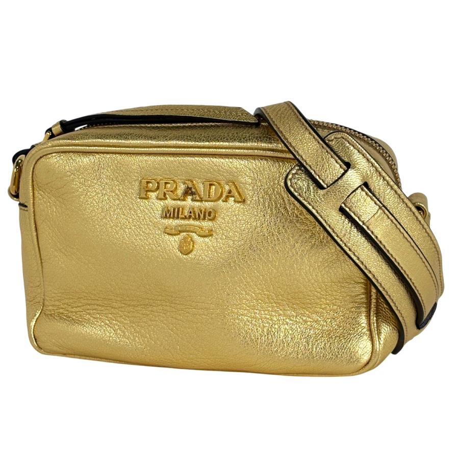 【大人気‼️】PRADA プラダ ショルダーバッグ2WAY仕様 金ロゴ 大人気‼️】PRADA プラダ ショルダーバッグ2WAY仕様 金ロゴ 大人気