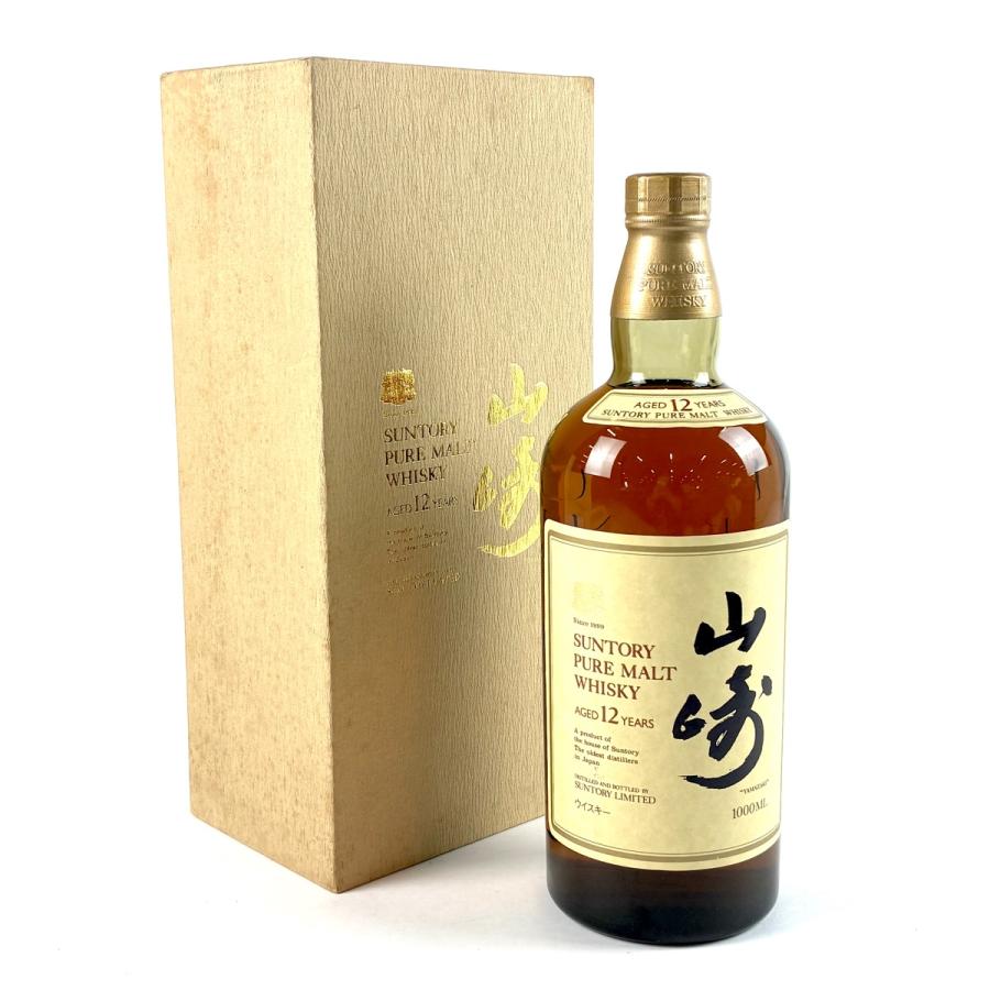 【東京都内限定お届け】 サントリー SUNTORY 山崎 12年 ピュアモルト 向獅子 1000ml 国産ウイスキー 【中古】 東京都内限定お届け サントリー SUNTORY 山崎 12年 ピュアモルト 向
