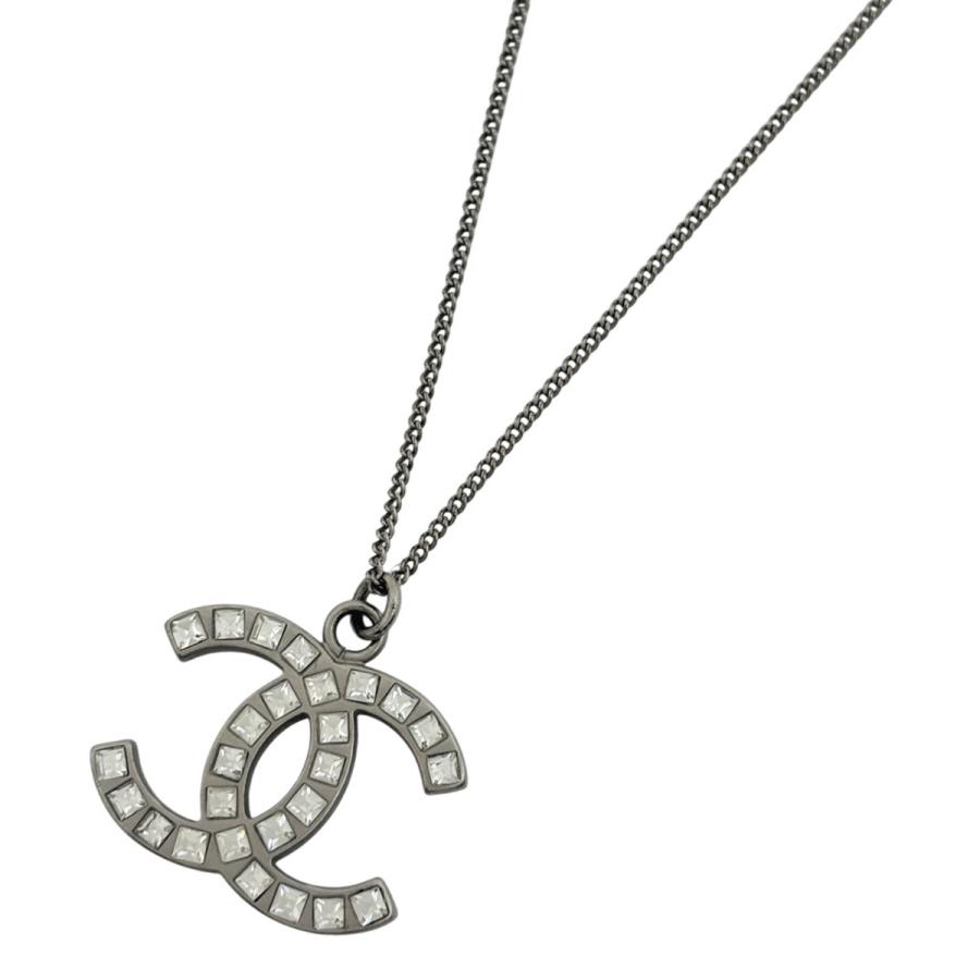 CHANEL（シャネル） ココマーク ラインストーン ネックレス CC