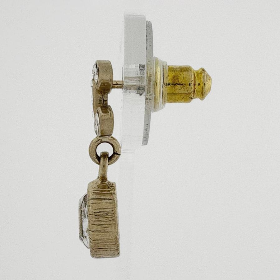 CHANEL（シャネル） ココマーク ラインストーン ピアス スイング
