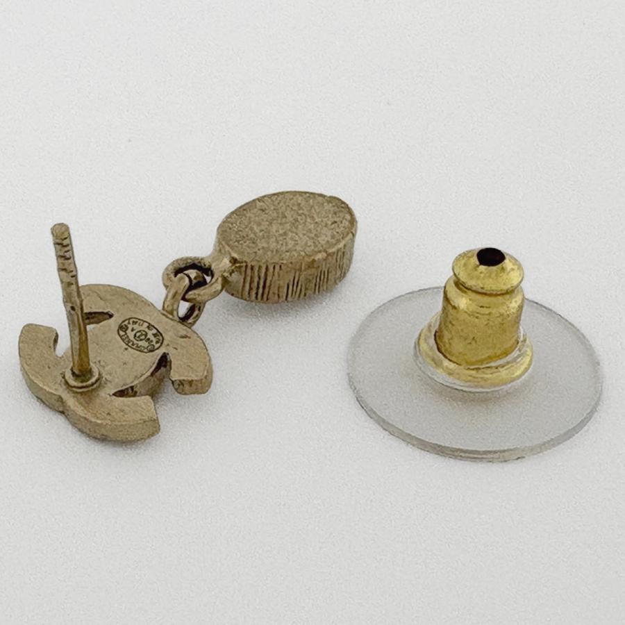CHANEL（シャネル） ココマーク ラインストーン ピアス スイング
