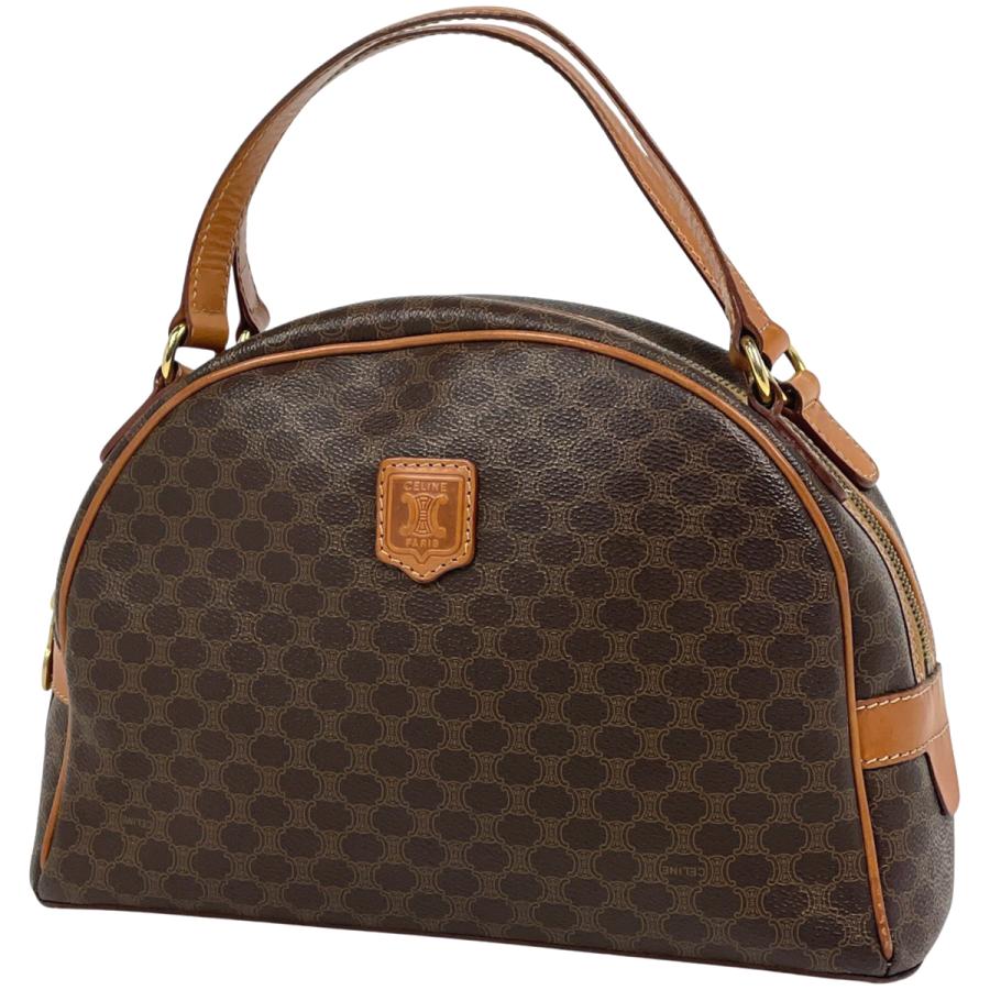 CELINE（セリーヌ） マカダム柄 ハンドバッグ ロゴ ハンドバッグ