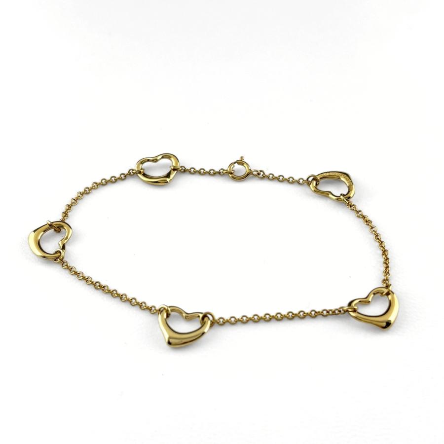 ✨値下げ✨【TIFFANY&Co.】オープンハート 5P ブレスレット TIFFANY&Co.（ティファニー） オープンハート 5P ブレスレット YG