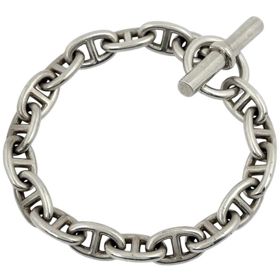 中古品 HERMES シェーヌダンクルMM17 HERMES シェーヌダンクル MM17 YGコンビ ブレスレット – VISION ARCHIVE
