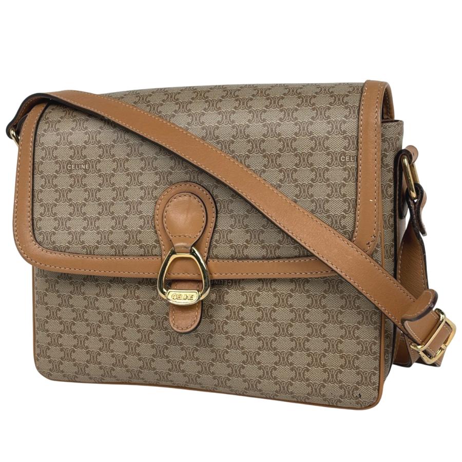 CELINE（セリーヌ） マカダム柄 ショルダーバッグ 斜め掛け ショルダー