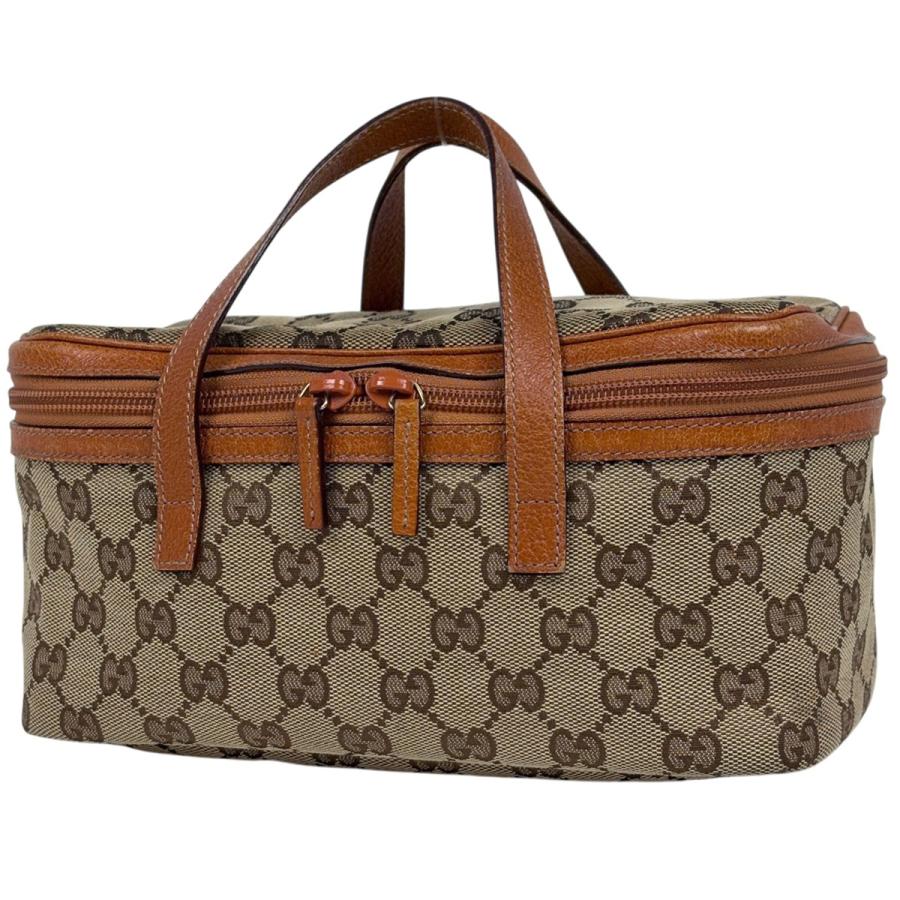GUCCI（グッチ） GUCCI GG柄 バニティバッグ ハンドバッグ メイク