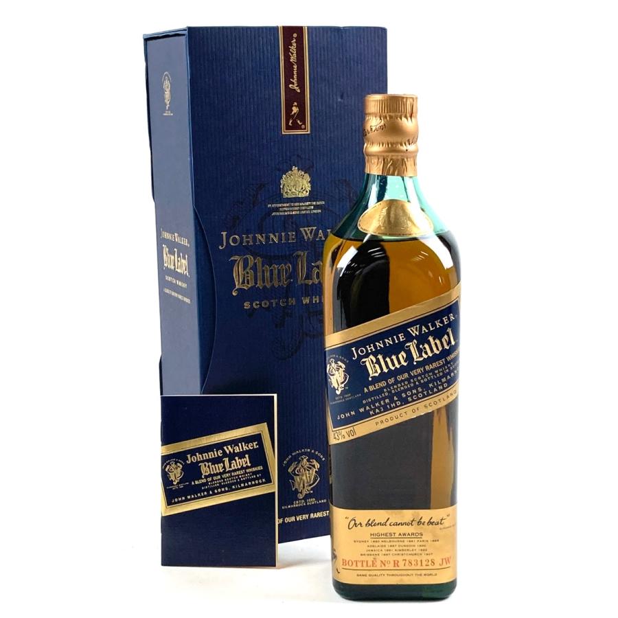 Johnnie Walker Blue Label スコッチウイスキー　古酒 Johnnie Walker Blue Label スコッチウイスキー 古酒 Johnnie Walker