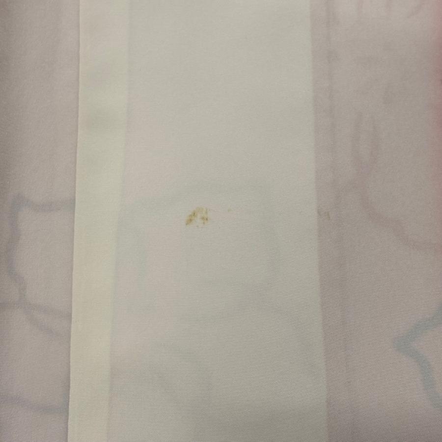 小紋 秀品 身丈166.5cm 裄丈66cm 正絹 【中古】 美品 小紋 身丈166.5cm 裄丈66cm M 袷 花 ピンク 正絹 秀品 中古