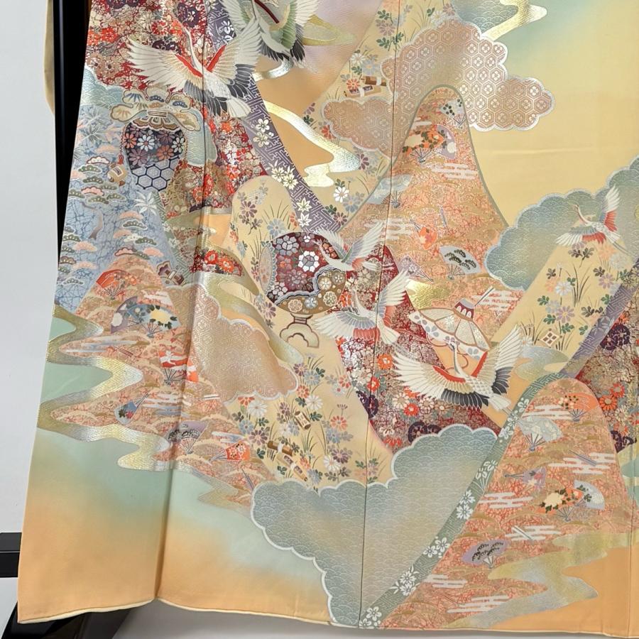 ミシェル　振袖のみ【815】【155cm~165cmの方用】 ≪美品≫正絹振袖9点フルセット【725】【155cm~165cmの方用】