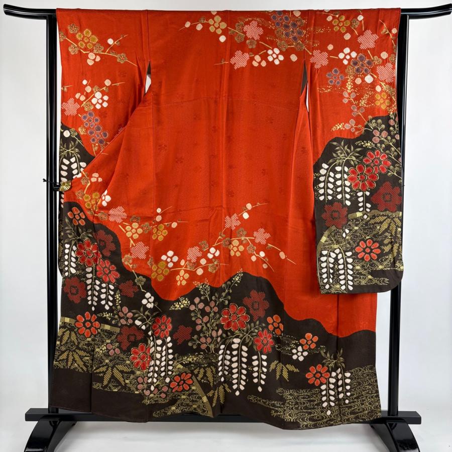 美品】 訪問着 身丈164cm 裄丈65cm 正絹 秀品 【中古】の通販 by