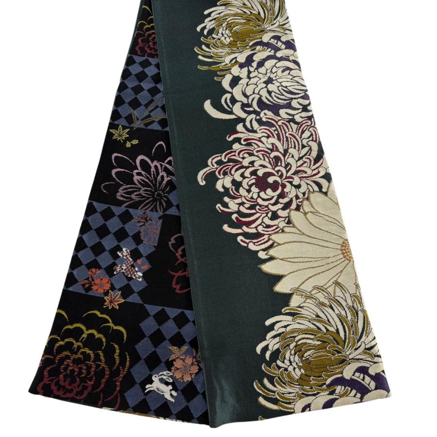 専用帯3925 4330 二点セット●高級 正絹 六通 袋帯 乱菊 帯3925 ○高級 正絹 六通 袋帯 乱菊