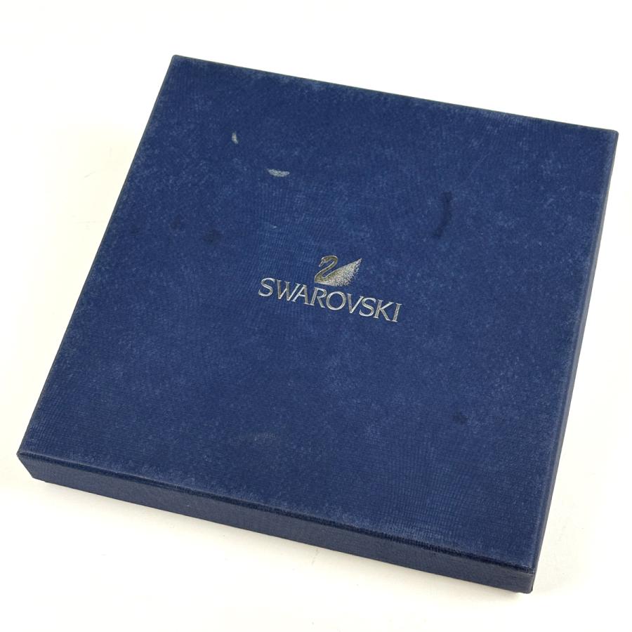 スワロフスキー SWAROVSKI クリスタル ネックレス チョーカー ネックレス GP レザー ゴールド レディース 中古 在庫一掃_5
